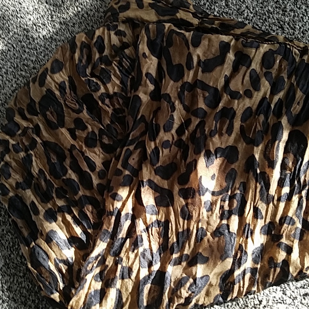 Cheetah print infinity scarf